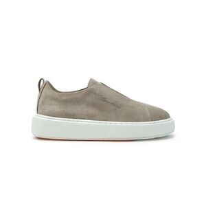 Santoni Wbcd61323bartsapm45 Beige Suede Sneaker - NWT